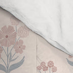Dusty Rose Classic Floral Comforter Gallery Image 4
