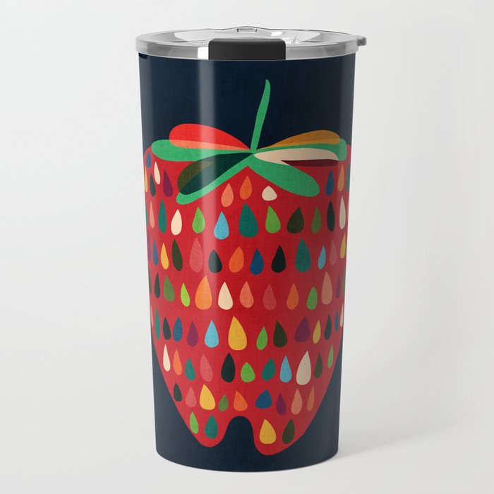 Strawberry Travel Mug Gallery Image 1