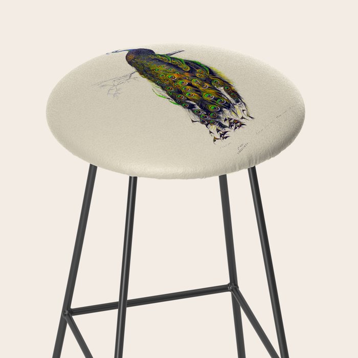 Vintage Peacock Stool Gallery Image 2