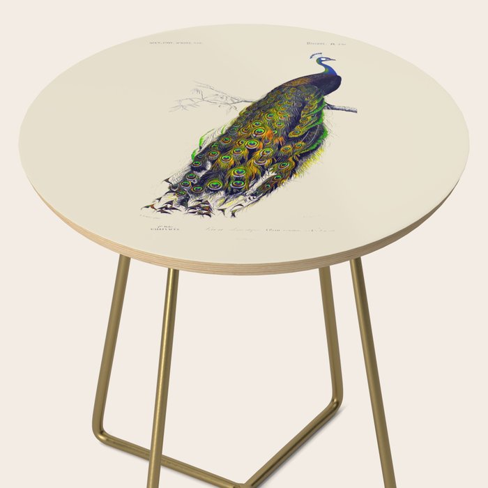Vintage Peacock Side Table Gallery Image 2