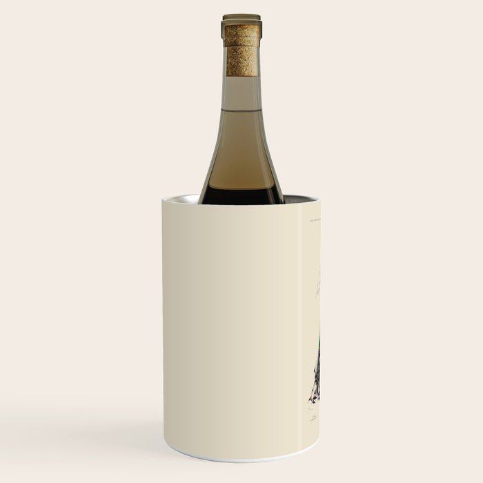 Vintage Peacock Wine Chiller Gallery Image 2
