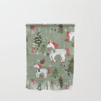 Christmas Winter Unicorn Pattern Wall Hanging Gallery Image 1