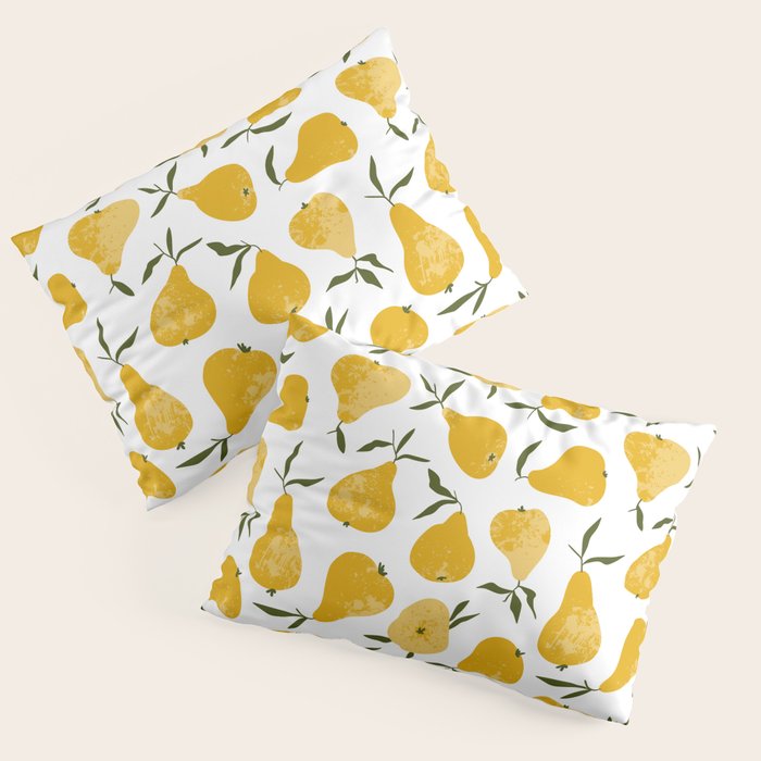 Yellow pear Pillow Sham Gallery Image 3