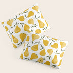 Yellow pear Pillow Sham Gallery Image 3