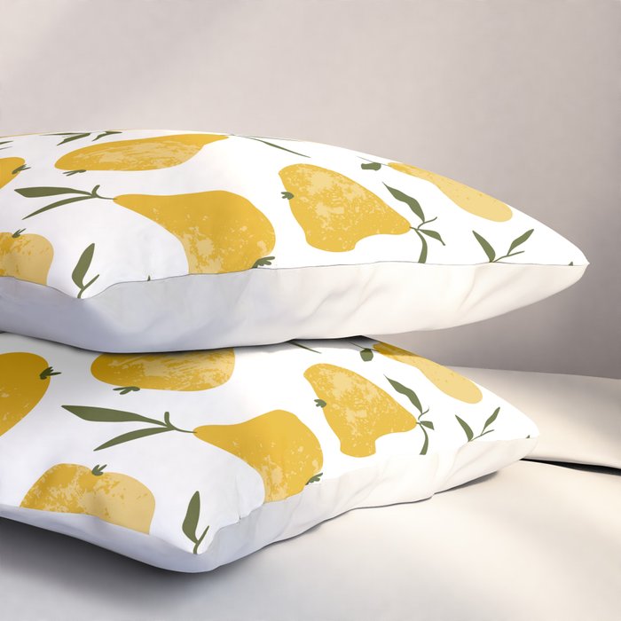 Yellow pear Pillow Sham Gallery Image 3