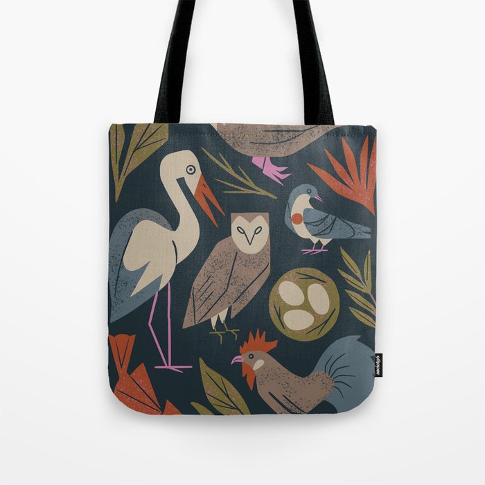 Bird Friends Tote Bag Gallery Image 1
