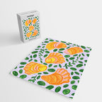 Art Deco Shells in Gold & Orange Jigsaw Puzzle Gallery Image 2