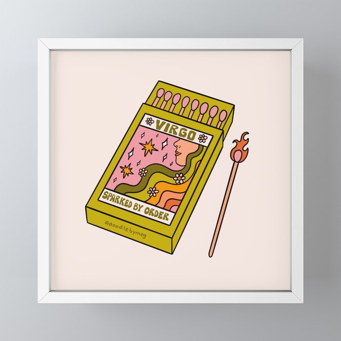 Virgo Matchbox Mini Art Print – Society6