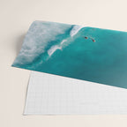 Surfers in Blue Waves Wrapping Paper Gallery Image 2