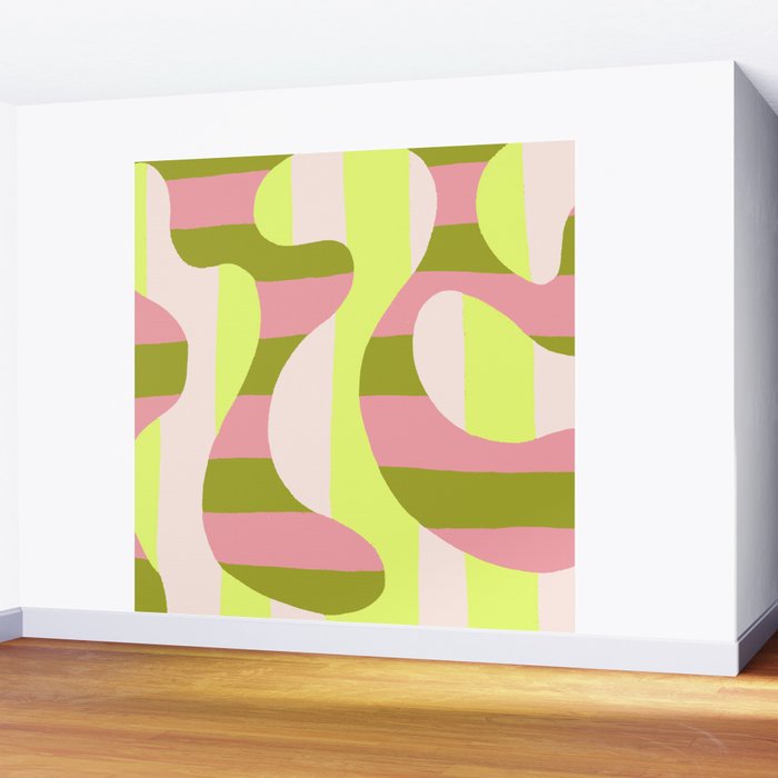 Watermelon Curve Wall Mural Gallery Image 2