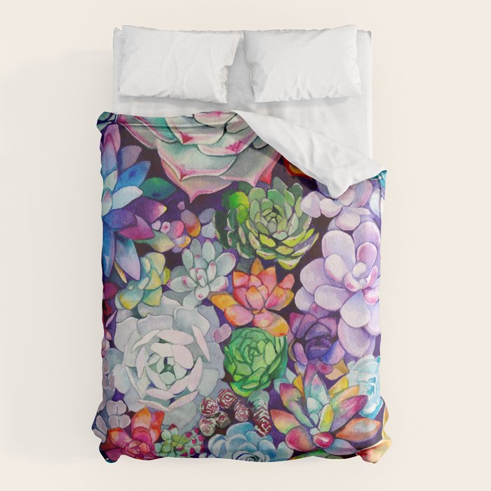Succulent Garden Duvet Cover Gallery Image 6