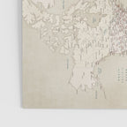 Sepia vintage world map with cities Poster Gallery Image 3
