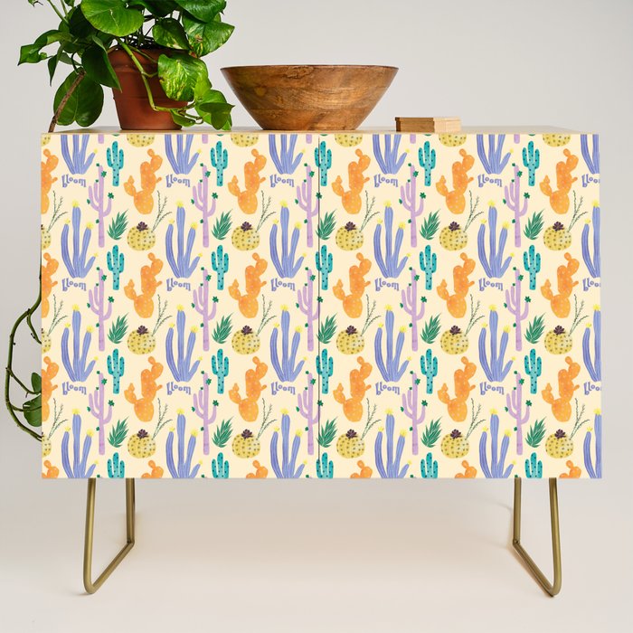 Cactus Blooms Credenza Gallery Image 1