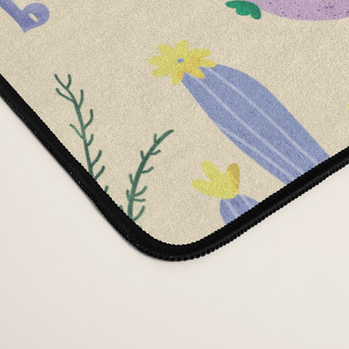 Cactus Blooms Desk Mat Gallery Image 4