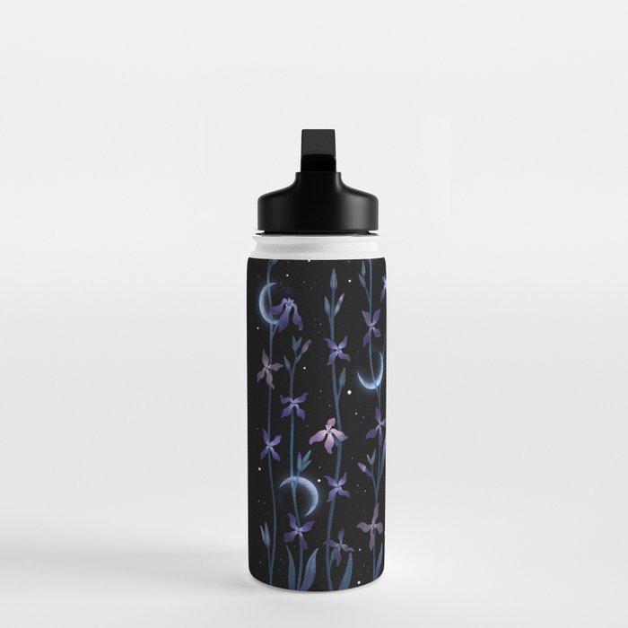 Greeting the Moon - Matthiola Water Bottle Gallery Image 3