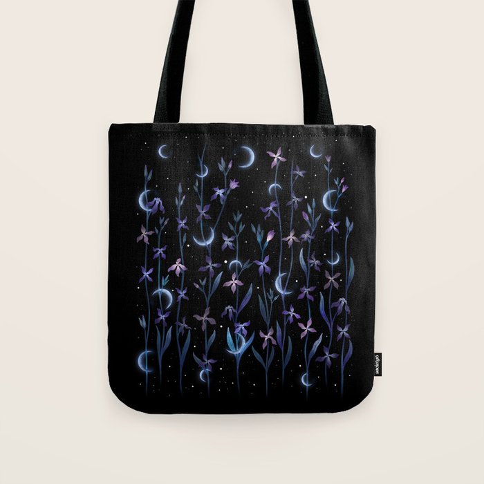 Greeting the Moon - Matthiola Tote Bag Gallery Image 1