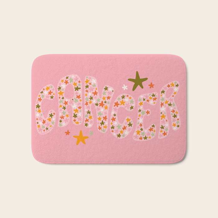Starry Cancer Bath Mat Gallery Image 1