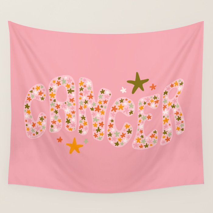 Starry Cancer Wall Tapestry Gallery Image 4