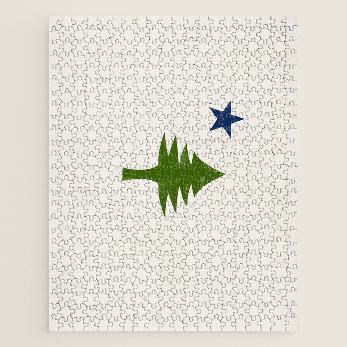 Original Maine Flag Jigsaw Puzzle Gallery Image 1