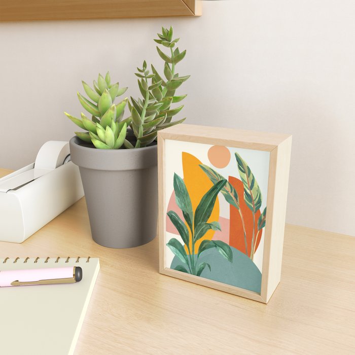 Leaf Design 03 Mini Art Print Gallery Image 2