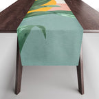 Leaf Design 03 Table Runner Gallery Image 1