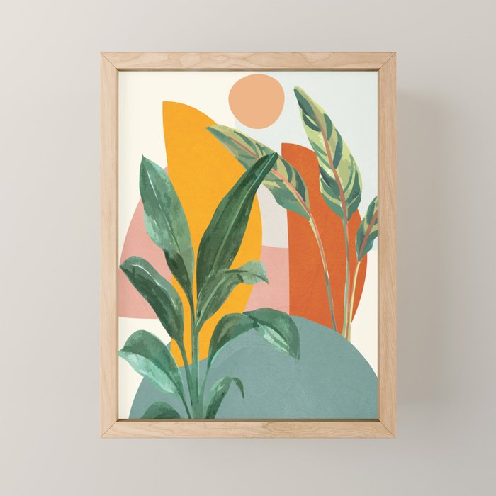 Leaf Design 03 Mini Art Print Gallery Image 1