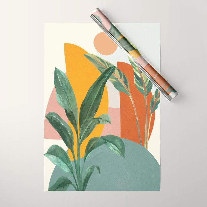 Leaf Design 03 Wrapping Paper Gallery Image 1