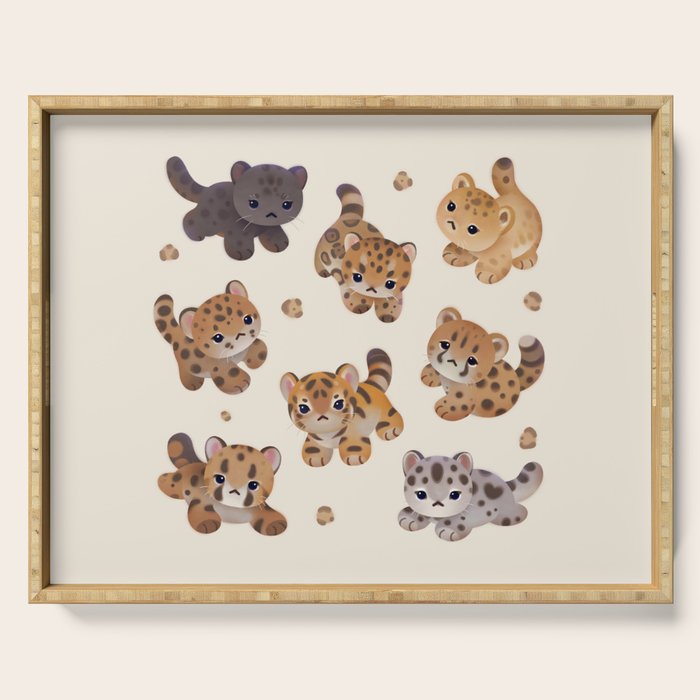 The year of big cat cubs Serving Tray Gallery Image 1
