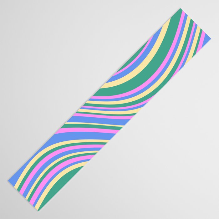 Wavy Stripes XV - 90s Pastel Table Runner Gallery Image 3