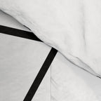 Black white modern abstract geometrical pattern Comforter Gallery Image 4
