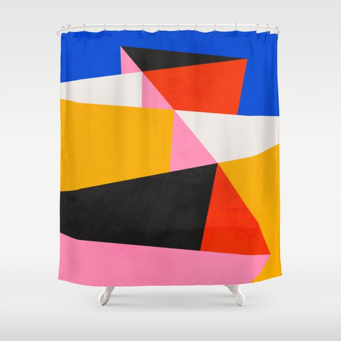 BAUHAUS 001 Shower Curtain Gallery Image 1