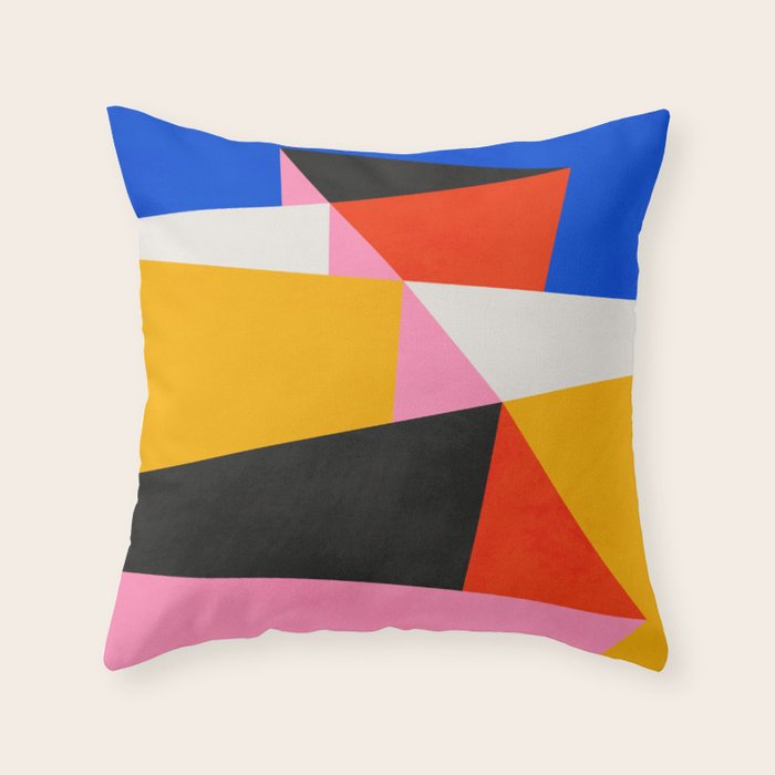 BAUHAUS 001 Throw Pillow Gallery Image 1