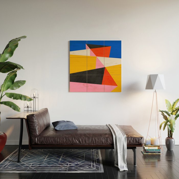 BAUHAUS 001 Wood Wall Art Gallery Image 2