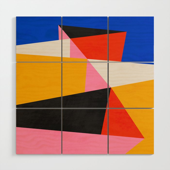 BAUHAUS 001 Wood Wall Art Gallery Image 1