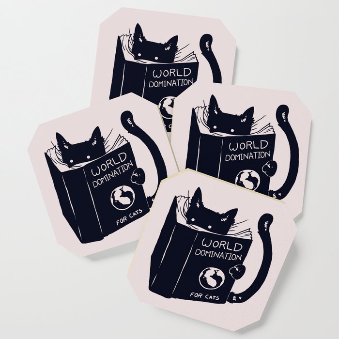 World Domination For Cats Coaster Gallery Image 1