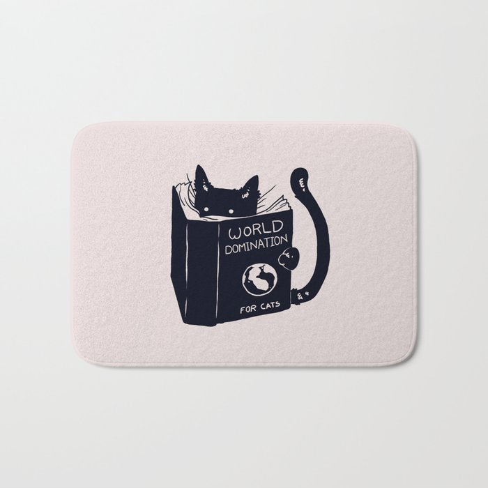 World Domination For Cats Bath Mat Gallery Image 1