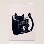 World Domination For Cats Stationery Card Gallery Image 2
