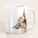 Sneaky Highland Cow Coffee Mug Gallery Image 1
