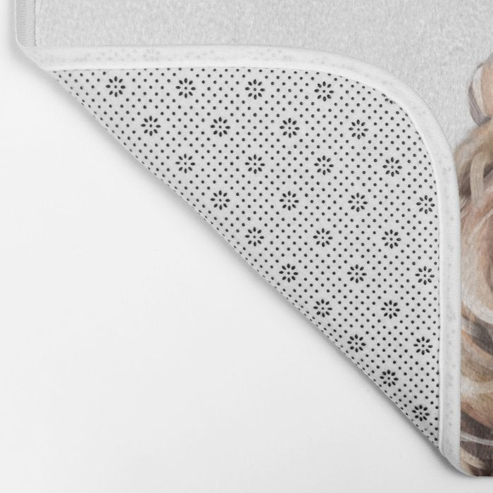 Sneaky Highland Cow Bath Mat Gallery Image 2