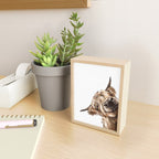 Sneaky Highland Cow Mini Art Print Gallery Image 2