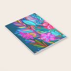 Exuberant Bouquet in Aqua, Fuchsia and Emerald Notebook Gallery Image 3