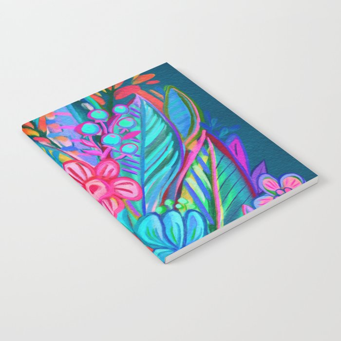 Exuberant Bouquet in Aqua, Fuchsia and Emerald Notebook Gallery Image 2