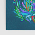 Exuberant Bouquet in Aqua, Fuchsia and Emerald Poster Gallery Image 3