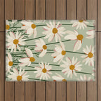 Flower Market London inspiration Outdoor Rug Gallery Image 1