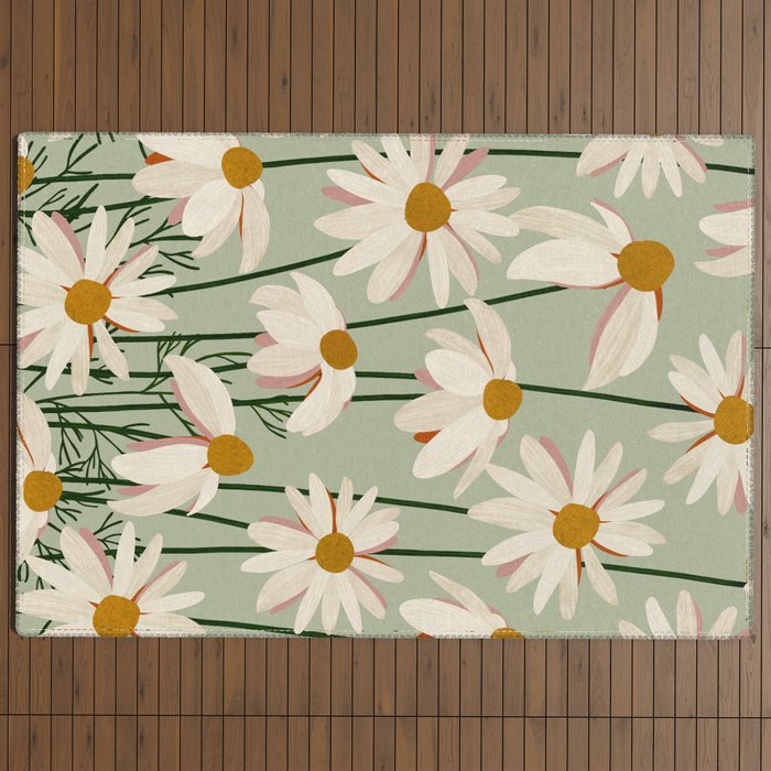 Flower Market London inspiration Outdoor Rug Gallery Image 4