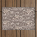 Wild West - Taupe Neutral  Outdoor Rug Gallery Image 1