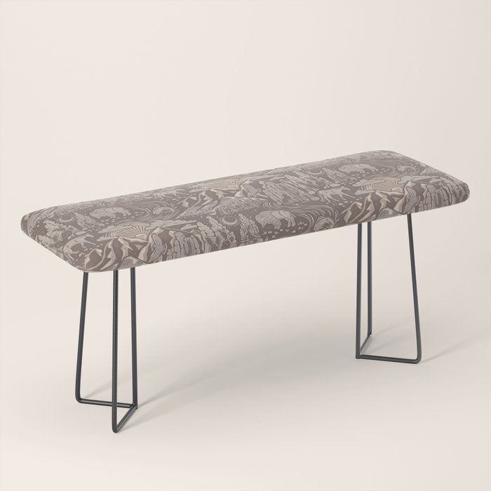 Wild West - Taupe Neutral  Bench Gallery Image 1