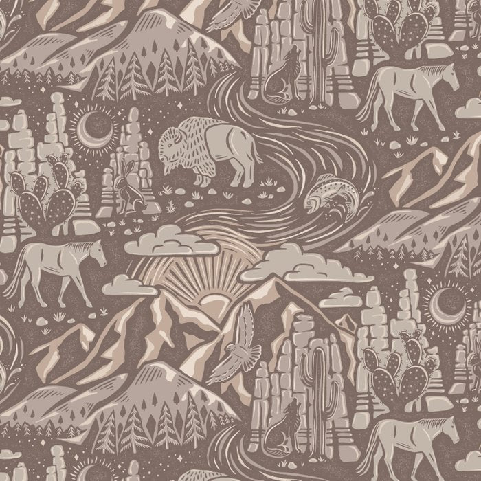 Wild West - Taupe Neutral  Coffee Mug Gallery Image 2