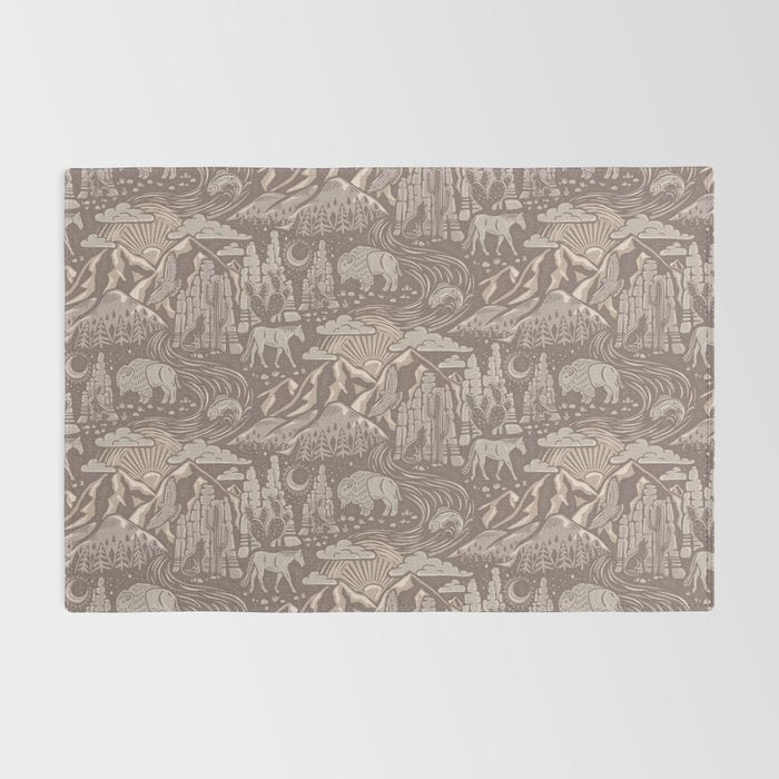 Wild West - Taupe Neutral  Rug Gallery Image 2