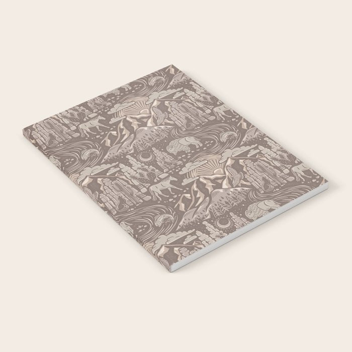Wild West - Taupe Neutral  Notebook Gallery Image 2